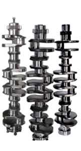image with 3 different sample crankshafts