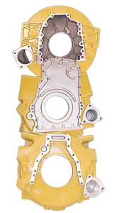 an image of 3 example (yellow) flywheel housings