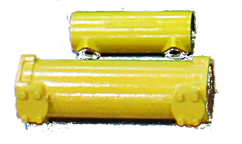 round yellow cylinder image of a sample oilcooler