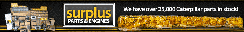 Surplus Parts & Engines — over 25,000 Caterpillar parts in stock